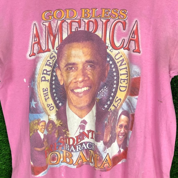 Vintage Barack Obama President Of America Shirt - Picture 2 of 9